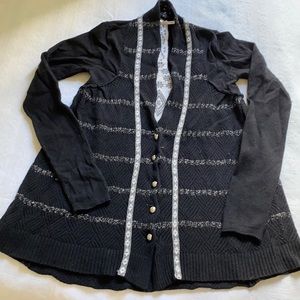 Free People Black Sweater